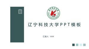 Modelo PPT da Universidade de Ciência e Tecnologia de Liaoning