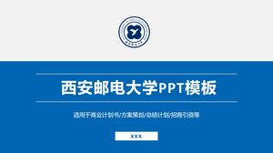 Modelo PPT da Universidade de Correios e Telecomunicações de Xi'an