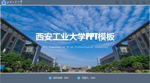 Modelo PPT da Universidade de Tecnologia de Xi'an