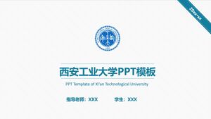 Xi #39 an University of Technology PPT Template PowerPoint Templates Free