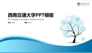 Șablon PPT al Universității de Sud-Vest Jiaotong
