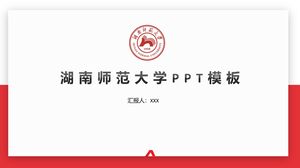 Templat PPT Universitas Normal Hunan