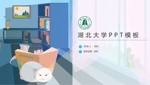 Modelo PPT da Universidade de Hubei