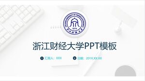 Șablon PPT al Universității de Finanțe și Economie din Zhejiang