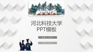 Modèle PPT de l'Université des sciences et technologies du Hebei