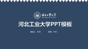 Modelo PPT da Universidade de Tecnologia de Hebei
