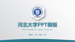 Hebei Üniversitesi PPT Şablonu