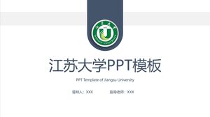 Modelo PPT da Universidade de Jiangsu