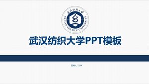 Templat PPT Universitas Tekstil Wuhan