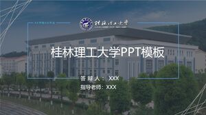 Modelo PPT da Universidade de Tecnologia de Guilin