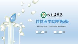 Templat PPT Perguruan Tinggi Kedokteran Guilin
