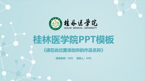 Plantilla PPT de la Facultad de Medicina de Guilin