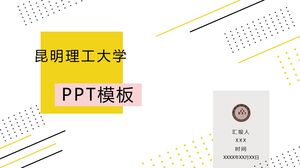 PPT-Vorlage der Kunming University of Technology