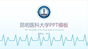 Modelo PPT da Universidade Médica de Kunming