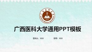 Modelo PPT universal da Universidade Médica de Guangxi