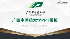 Modelo PPT da Universidade de Medicina Tradicional Chinesa de Guangxi