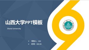 Modèle PPT de l'Université du Shanxi