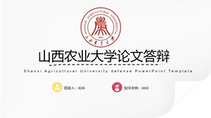 Apărarea tezei de la Universitatea de Agricultură din Shanxi