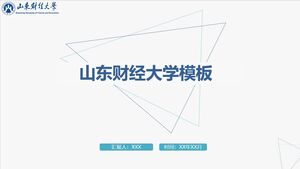Modello dell'Università di Finanza ed Economia dello Shandong