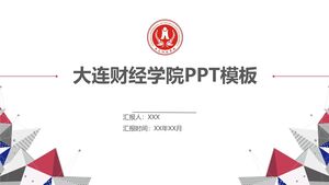 Modello PPT dell'Università di Finanza ed Economia di Dalian