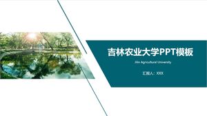 PPT-Vorlage der Jilin Agricultural University