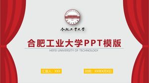 Plantilla PPT de la Universidad de Tecnología de Hefei