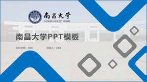 Modèle PPT de l'Université de Nanchang