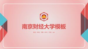Vorlage für die Universität für Finanzen und Wirtschaft Nanjing