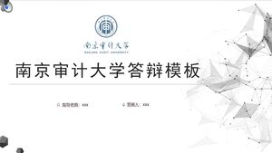 Verteidigungsvorlage der Nanjing Audit University