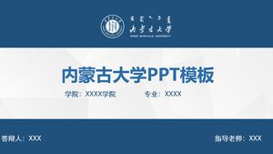 Șablon PPT al Universității din Mongolia Internă