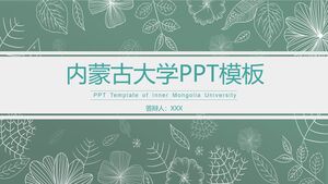 Inner Mongolia University PPT Template