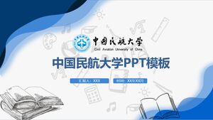 Modello PPT dell'Università dell'aviazione civile cinese