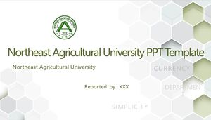 Plantilla PPT de la Universidad Agrícola del Noreste