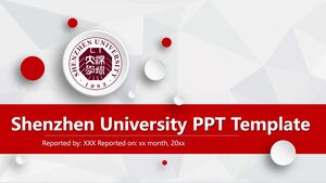 Modelo PPT da Universidade de Shenzhen