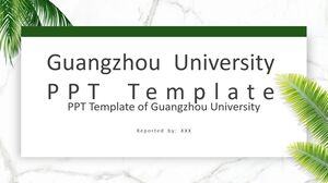 Templat PPT Universitas Guangzhou