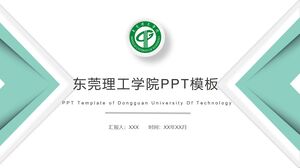 Modelo PPT do Instituto de Tecnologia de Dongguan