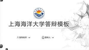 Modelo de defesa da Shanghai Ocean University
