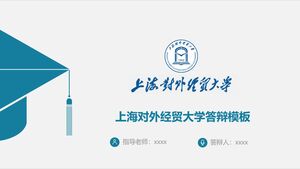 Șablon de apărare al Universității de Afaceri Internaționale și Economie din Shanghai