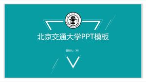 Modello PPT dell'Università Jiaotong di Pechino