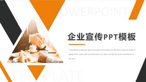 PPT-Vorlage für Unternehmenswerbung