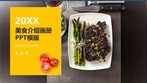 20XX Food Introduction Brochure PPT Template