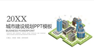 Modèle PPT de planification de la construction urbaine 20XX