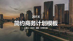 20XX 簡化商業計劃模板