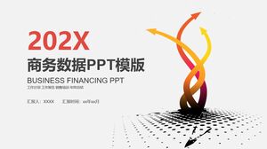 Plantilla PPT de datos comerciales 202X Plan de resumen comercial