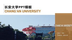 Modelo PPT da Universidade de Chang'an