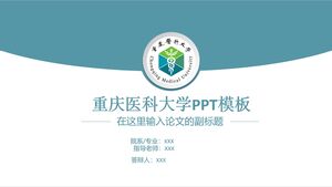 Modelo PPT da Universidade Médica de Chongqing