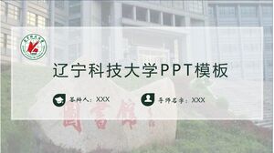 PPT-Vorlage der Universität für Wissenschaft und Technologie Liaoning