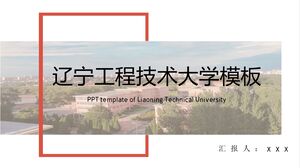 Szablon Uniwersytetu Inżynierii i Technologii w Liaoning