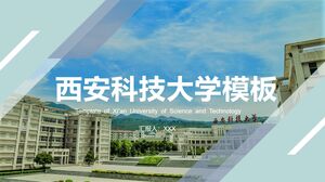 Plantilla de la Universidad de Ciencia y Tecnología de Xi'an
