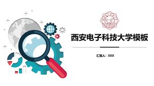 Xi'an University of Electronic Science and Technology Template